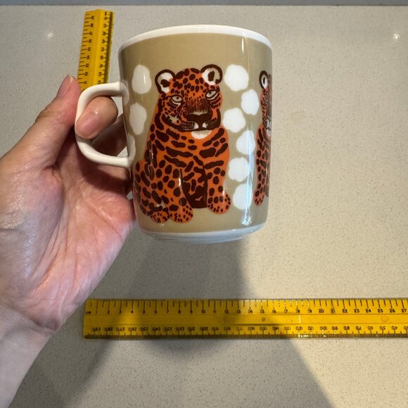 Rare Marimekko Tiger Cup Mug 250 ml Oiva Maija Isola Collectible Design - Picture 5 of 9